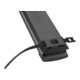 Premium-Line stekkerdoos met USB-laadfunctie 6-voudig zwart 3m H05VV-F 3G1.5-5