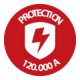 Premium-Protect-Line 120.000A overspanningsbeveiliging automatische stekkerdoos met USB-laadfunctie 11-voudig Duo 3m H05VV-F 3G1,5 1xMaster 4xSlave 4xPermanent-4
