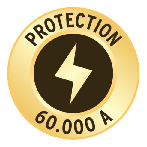 Premium-Protect-Line 60.000A Überspannungsschutz-Steckdosenleiste mit USB-Ladefunktion 6-fach 3m H05VV-F 3G1,5
