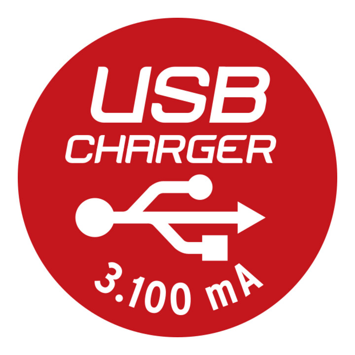 Premium-Protect-Line 60.000A Überspannungsschutz-Steckdosenleiste mit USB-Ladefunktion 6-fach 3m H05VV-F 3G1,5