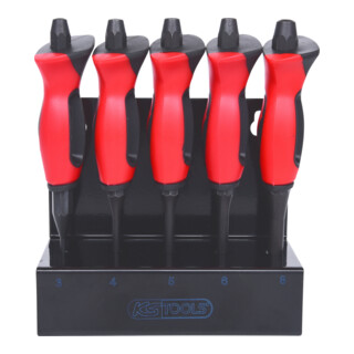 Présentoir de chasse-goupilles brunis, 5 pcs.