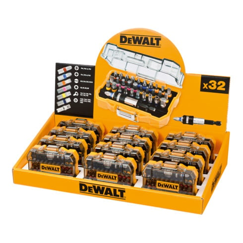 Présentoir de comptoir Embouts de vissage DEWALT 12xDT7969