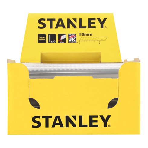 Présentoir de comptoir Stanley, 50 distributeurs de lames 18mm