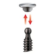 Serre-joint en fonte malléable Bessey TGK avec poignée plastique à 2 composants-4