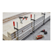 Vérin à vis en fonte malléable Bessey TGKR avec manche en bois éprouvé-2