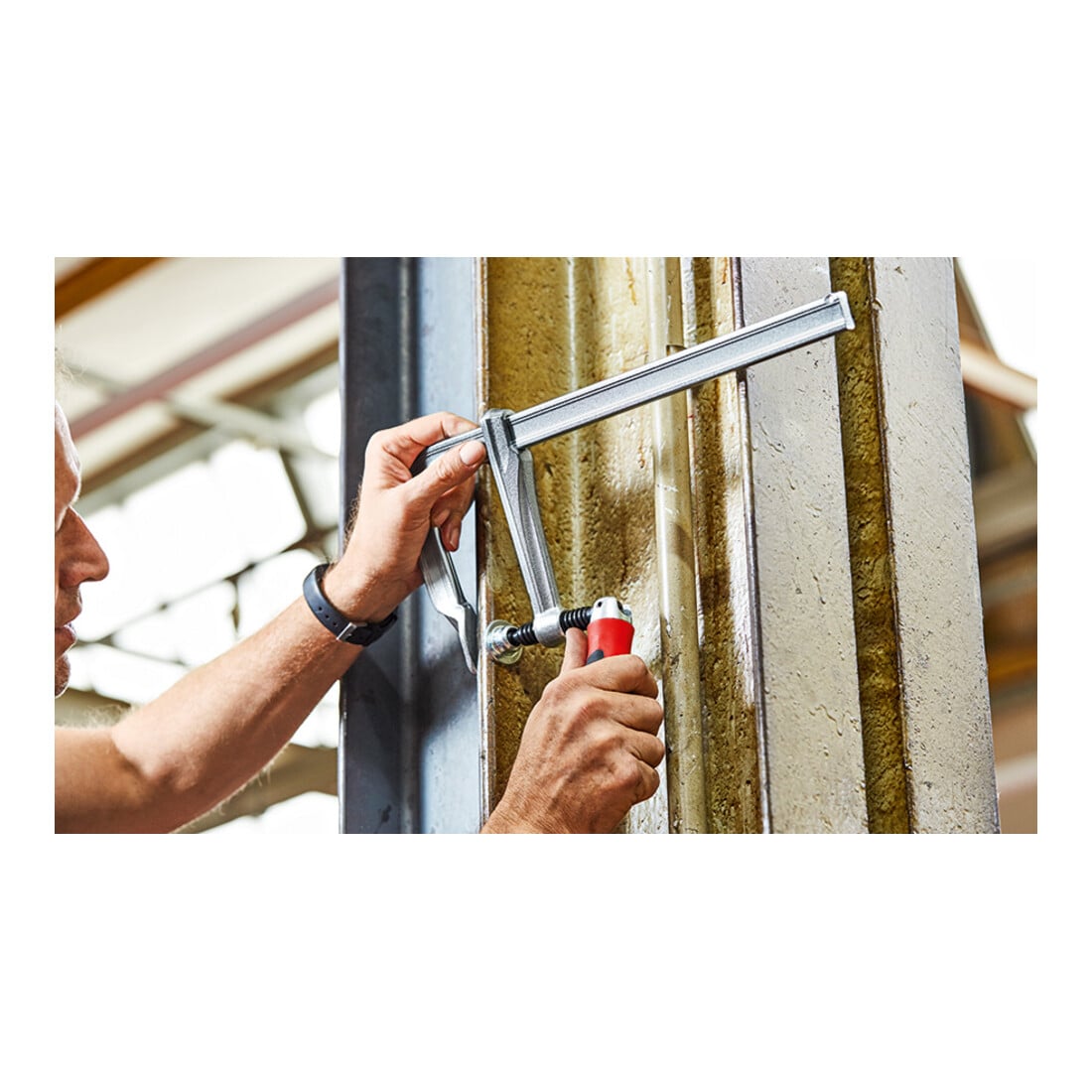 Collier de serrage à vis Bessey tout acier GZ-KG 500/120