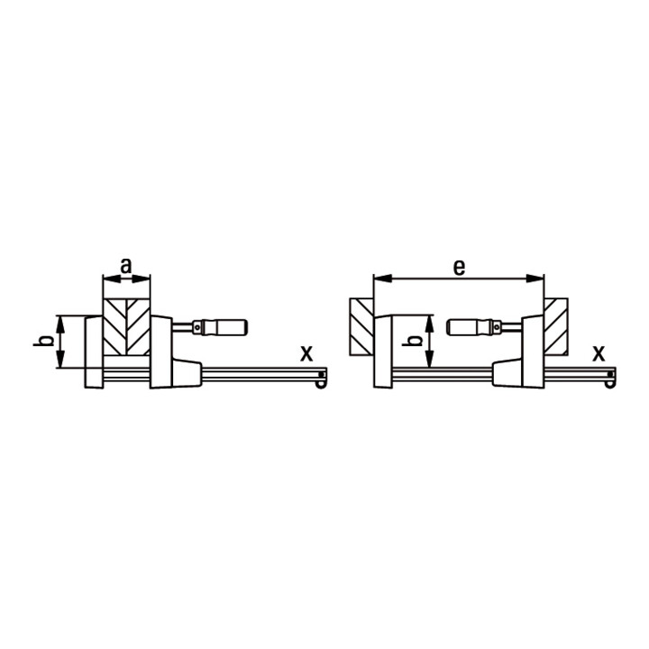 Presse légère Korpus UniKlamp UK Bessey