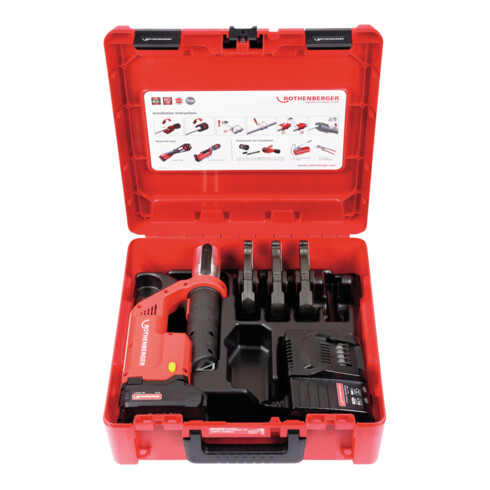 Presse Rothenberger ROMAX Compact TT jeu de mâchoires TH16-20-26, 1x2Ah, UE