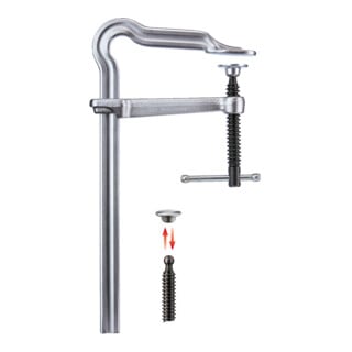 Bessey OMEGA pince à vis GMZ avec poignée à bascule
