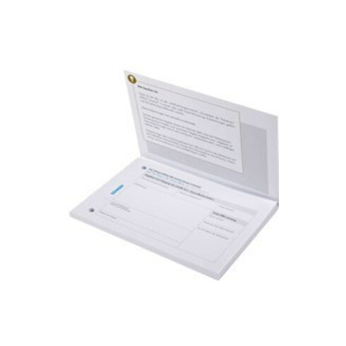 Preuve d'approvisionnement d'urgence, 50 feuilles