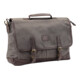 Pride & Soul Aktentasche VEGAS 47303 Canvas/Lederimitat graubraun-1