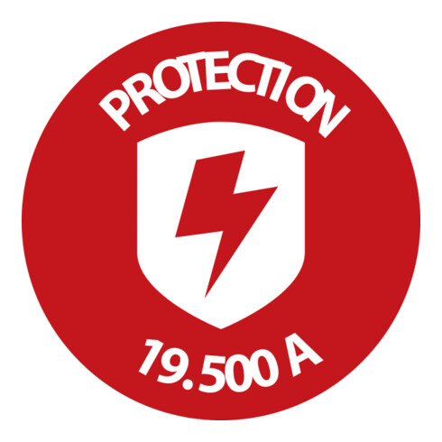 Primera-Tec DigiMaster 19.500A Überspannungsschutz-Steckdosenleiste 7-fach,2m, 2 permanent, 5 schaltbar