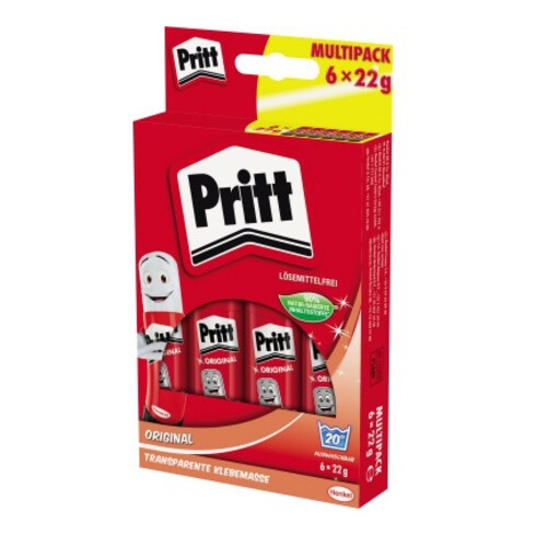 Pritt Klebestift PS6BF 22g Kunststoffhülse 6 St./Pack.