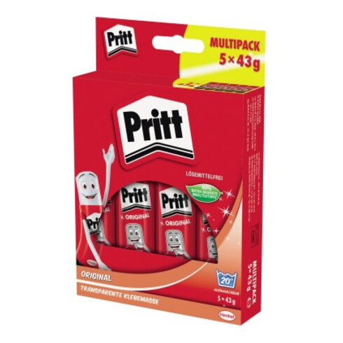 Pritt Klebestift PS8BF 43g Kunststoffhülse 5 St./Pack.