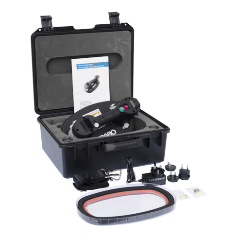 PROBST Flieguan portable à batterie avec manomètre digital LIFTER Greenline