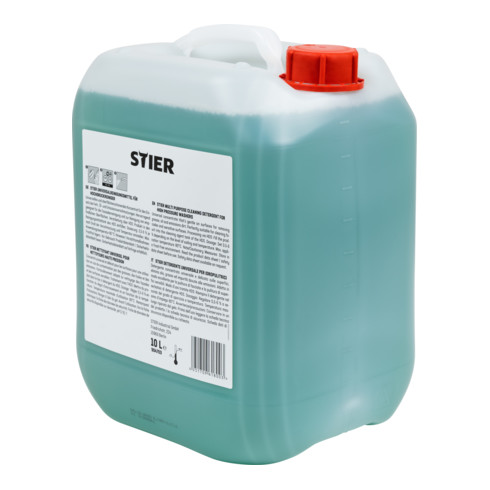 Produit de nettoyage universel STIER pour nettoyeurs haute pression, 10 litres