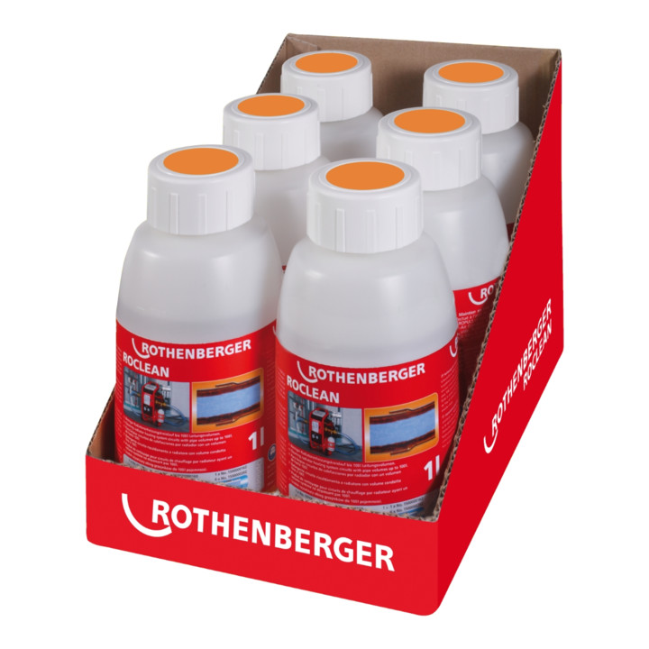 Produits de nettoyage ROPULS ROCLEAN p.syst. radiateurs 1 l 6 Fl. / carton ROTHE