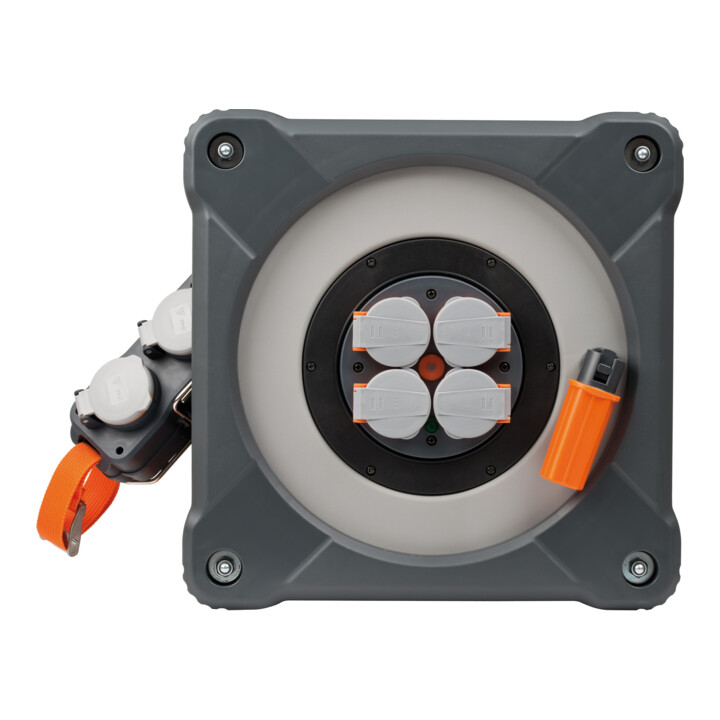 professionalLINE Kabeltrommel mit Powerblock KC 3200 IP44 33+5m H07RN-F 3G2,5