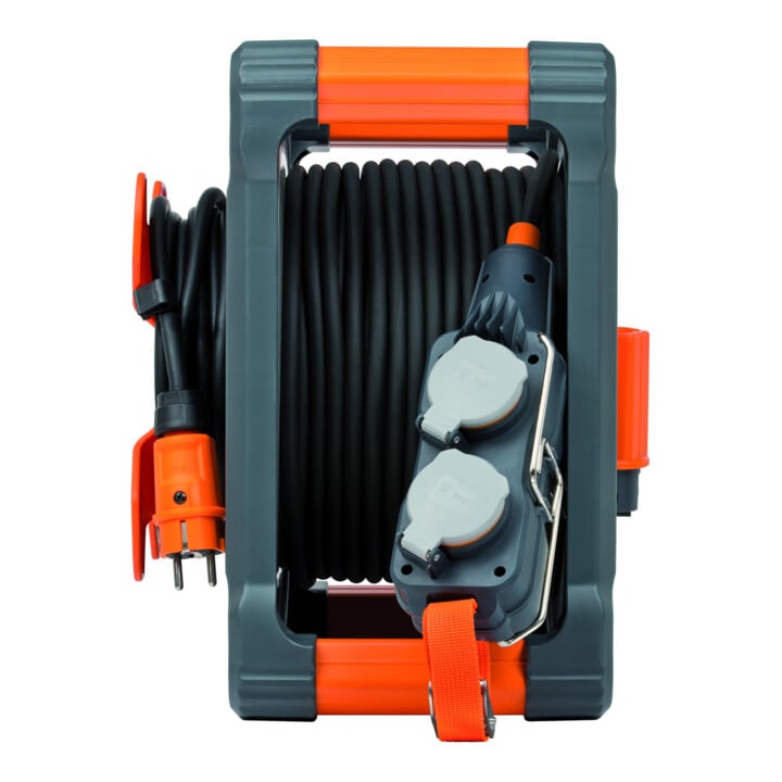 professionalLINE Kabeltrommel mit Powerblock KC 5100 IP44 50+5m H07RN-F 3G1,5