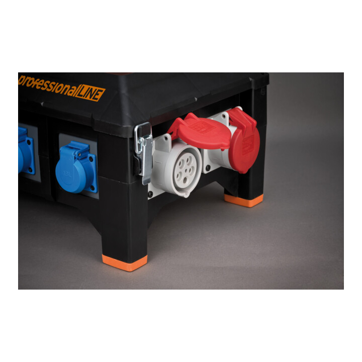 ProfessionalLINE Rubber stroomverdeler BSV 5-63A FI 2m H07RN-F 5G16,0 CEE32A+2x16A, 6x230V
