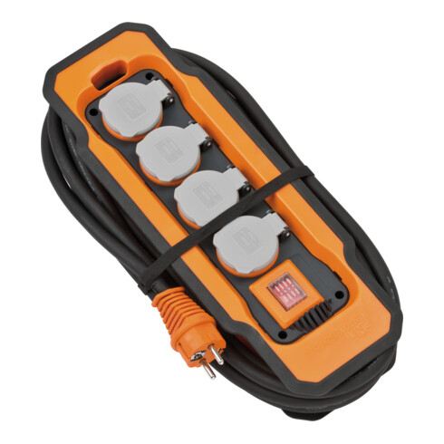 professionalLINE stekkerdoos BA 5200 IP54 5m H07RN-F 3G2,5 met kabelhouder, met bevestigingspunten voor ophanging of bevestiging