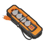 professionalLINE stekkerdoos BA 8100 IP54 8m H07RN-F 3G1.5 met kabelhouder, met bevestigingspunten voor ophanging of bevestiging-1