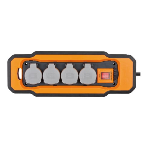 professionalLINE stekkerdoos BA 8100 IP54 8m H07RN-F 3G1.5 met kabelhouder, met bevestigingspunten voor ophanging of bevestiging