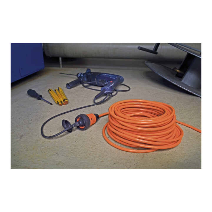 professionalLINE Verlängerungskabel VQ 2200 IP44 25m orange H07BQ-F 3G2,5
