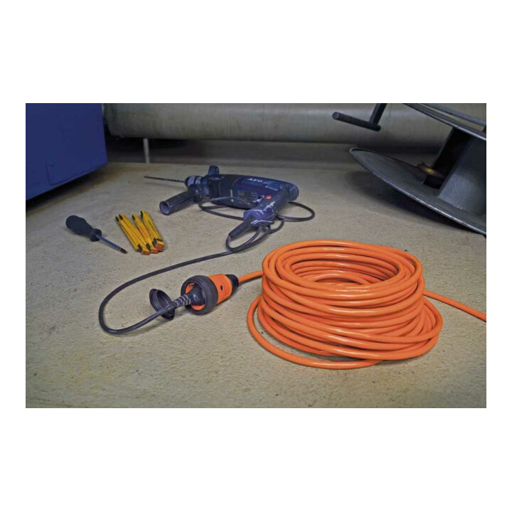 professionalLINE Verlengkabel VQ 2200 IP44 25m oranje H07BQ-F 3G2,5