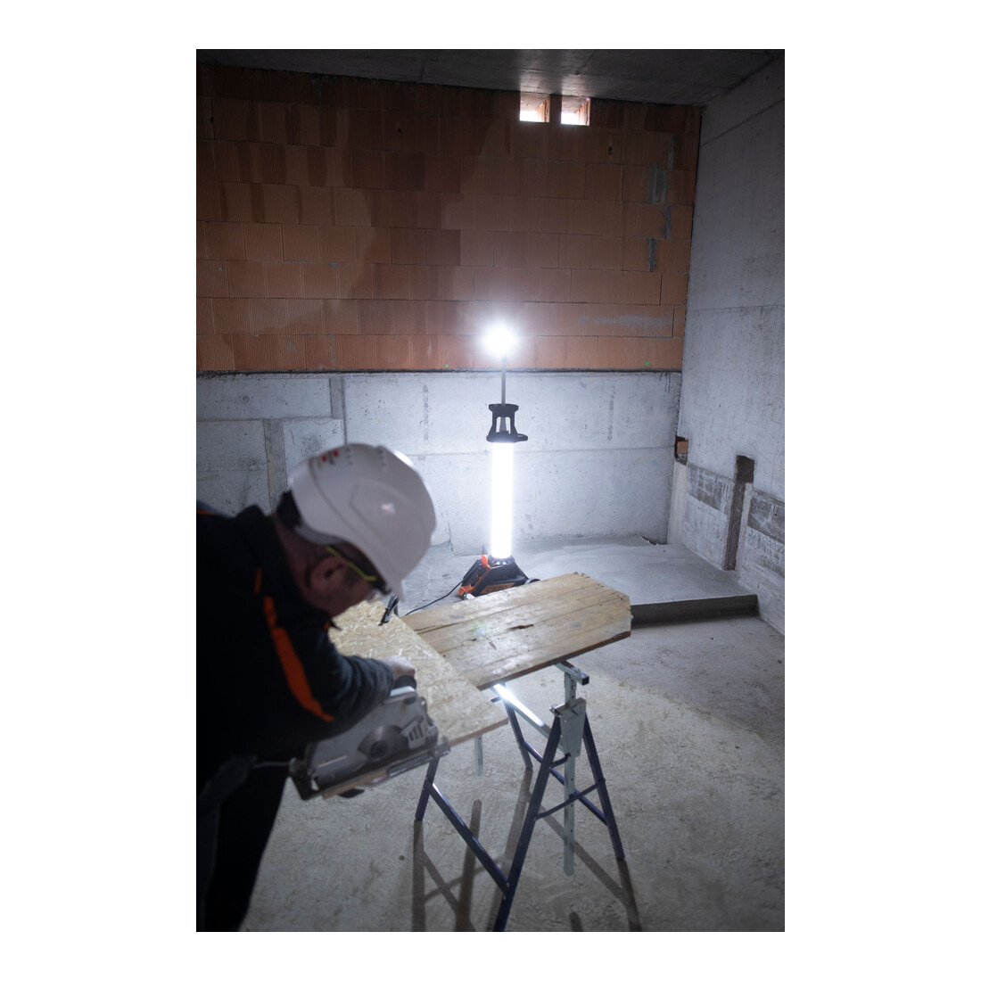 professionele 360° LED-bouwspot TU 23050 M 23700lm+3200lm, IP54, 5m H07RN-F 3G1,5