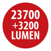 professionele 360° LED-bouwspot TU 23050 M 23700lm+3200lm, IP54, 5m H07RN-F 3G1,5-5