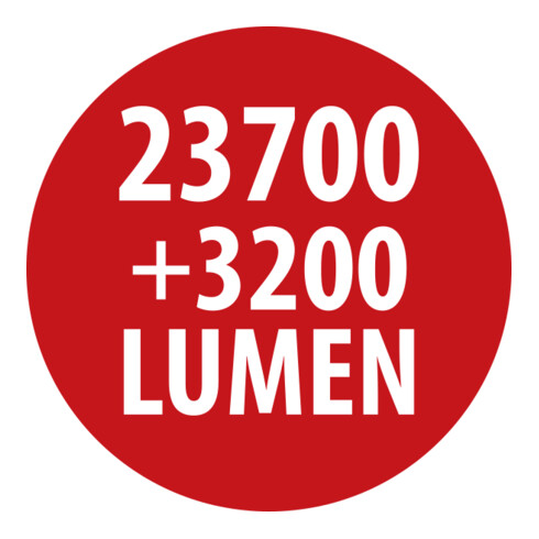 professionele 360° LED-bouwspot TU 23050 M 23700lm+3200lm, IP54, 5m H07RN-F 3G1,5