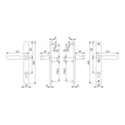Profil-Garnitur NY 1810/3346 Alu.F9 PZ pour TS 67-72mm-4