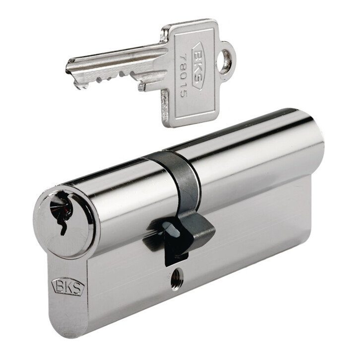 Profildoppelzylinder PZ 8812 60/65mm NuG beids.Anz.Schlü.3 versch.-schl.BKS
