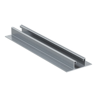 Profilé fischer pour toiture en tôle SolarFlat 4,85 m aluminium