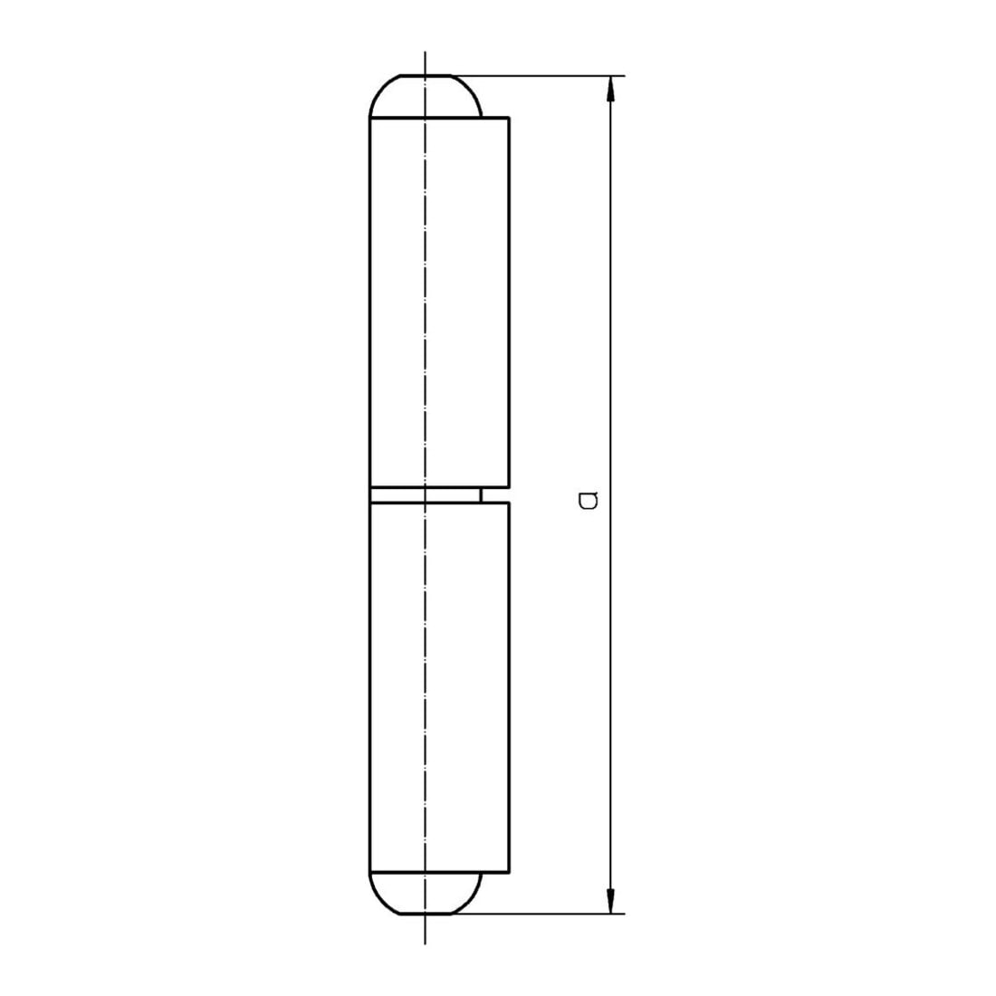 Profilrolle KO 50 ER Band-L.100mm VA Stift-D.10mm SIMONSWERK