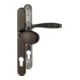 Hoppe Profiltür-Wechselgarnitur New York 76G 92 Aluminium Türdicke 57-62 mm