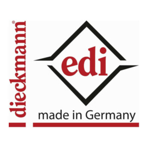 Profiltür-Knopf 2033/4010 Alu. F1 Aufnahme 8mm gekr.