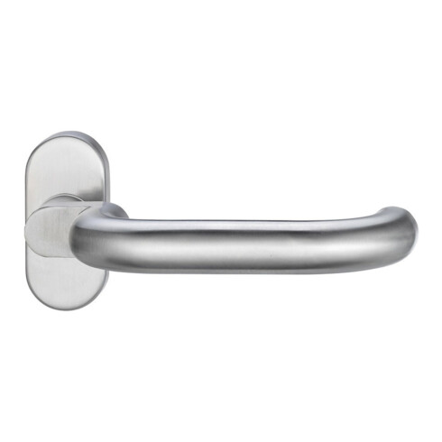 Profiltürdrückerlochteil 1130/2033 VA EST ov.8mm gekr.EDI
