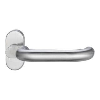 Profiltürdrückerlochteil 1130/2033 VA EST ov.8mm courbé EDI