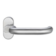 Profiltürdrückerlochteil 1130/2033 VA EST ov.8mm courbé EDI