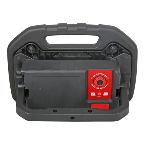 Projecteur de chantier à LED COB sans fil STIER, 4 000 lumens, 40 W, avec haut-parleur Bluetooth