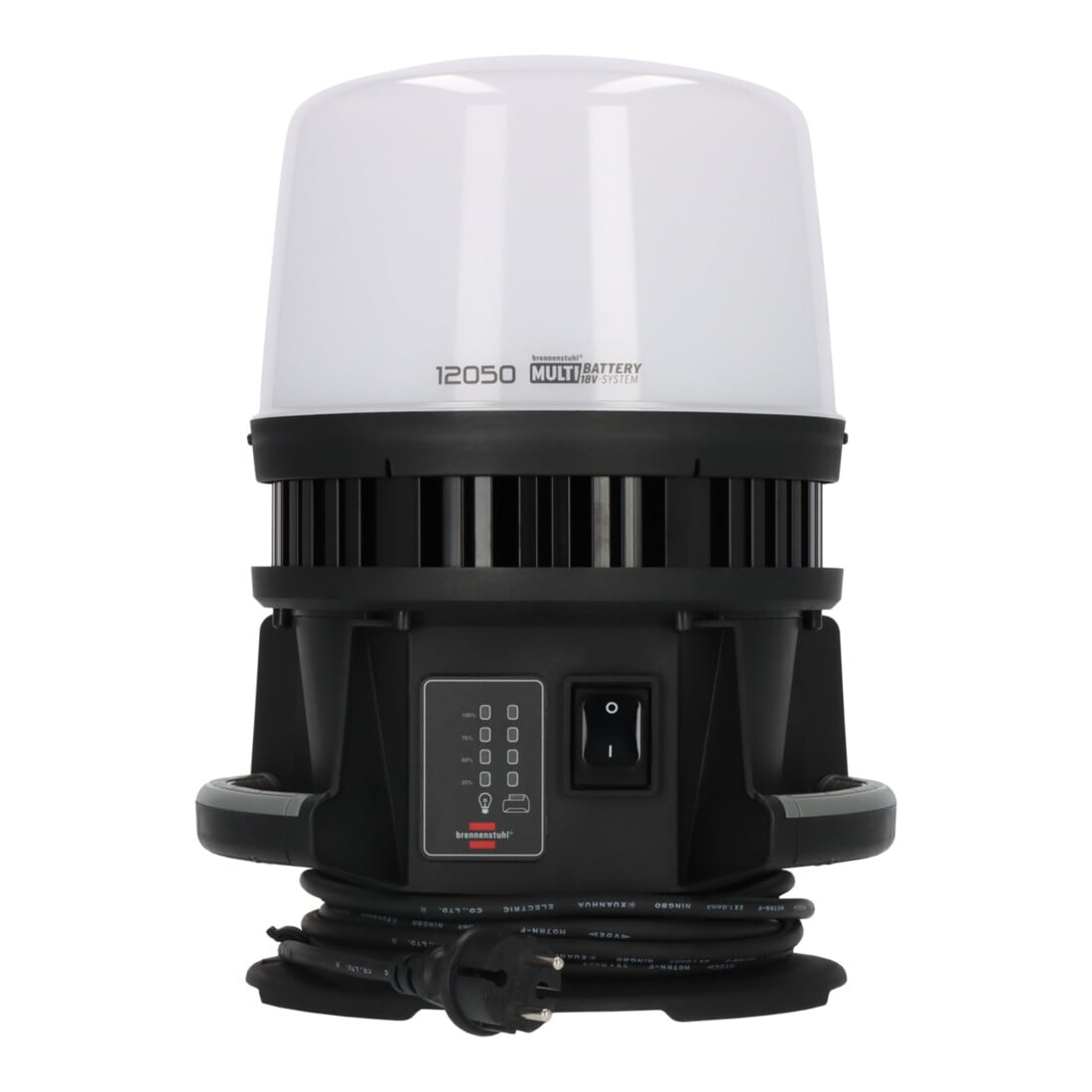 Projecteur de chantier hybride Brennenstuhl Multi Battery LED 360° 12050 MH, 12000lm, IP54