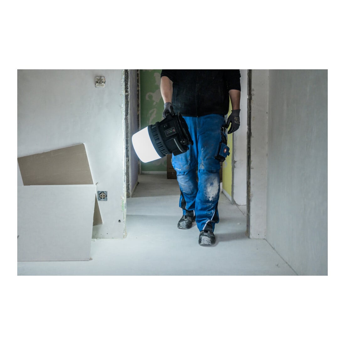 Projecteur de chantier hybride Brennenstuhl Multi Battery LED 360° 12050 MH, 12000lm, IP54
