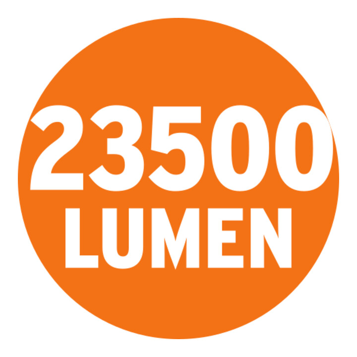 Projecteur de chantier LED avec 6 spots réglables individuellement, 185W Brennenstuhl professionalLINE Mobile 360° LED floodlight R23050