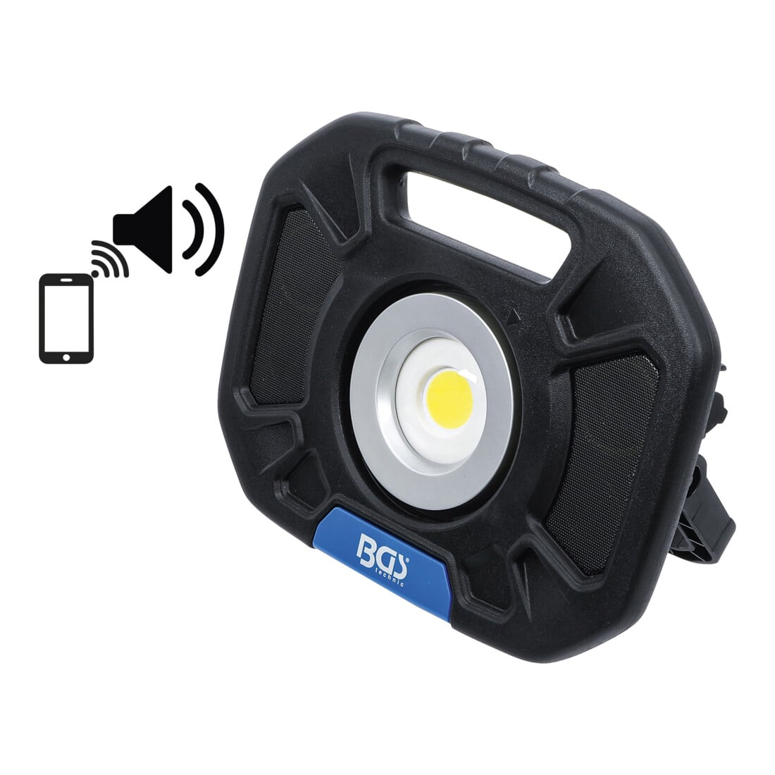 Projecteur de travail à COB-LED 40 W avec haut-parleurs intégrés BGS