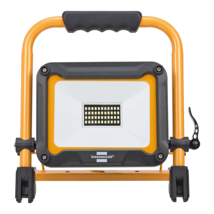 Projecteur de travail à LED de Brennenstuhl JARO 3050 M (30W, 2650lm, 6500K, IP65, projecteur de construction à LED avec 3m de câble, fixation rapide)