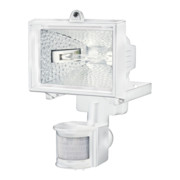 Projecteur halogène H 150 IP44 avec détecteur de mouvements infrarouge 120W 2216lm blanc Catégorie rendement énergétique C-1