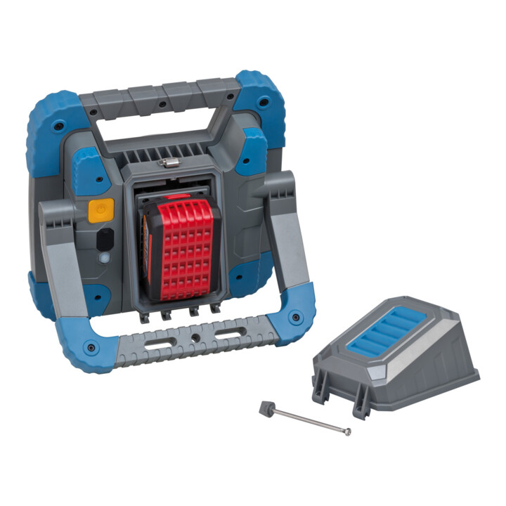 Projecteur mobile LED à accumulateur Brennenstuhl BS 5000 MA Système Bosch, 6000lm, IP55