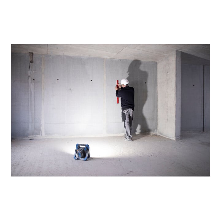 Projecteur mobile LED à accumulateur Brennenstuhl BS 5000 MA Système Bosch, 6000lm, IP55